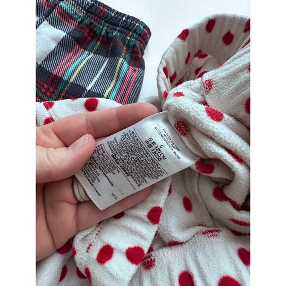 Girls' Fleece Pajama Pant Bundle - Size 6/7 - 3 Pairs - Picture 5 of 7